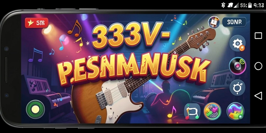 Screenshot gameplay 333V dengan alunan musik yang menggugah semangat.