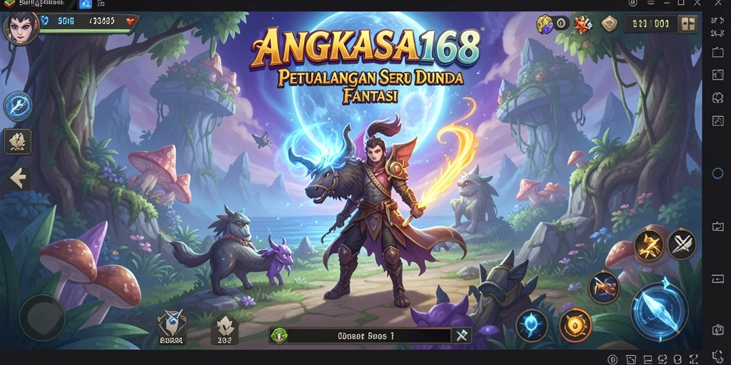 Screenshot gameplay menampilkan aksi seru dalam ANGKASA168.