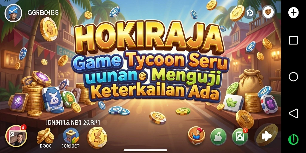 Gameplay HOKIRAJA yang menantang dan interaktif.