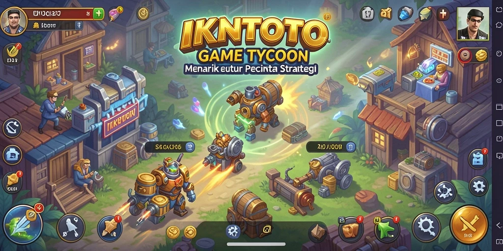 Tampilan gameplay IKNTOTO yang seru dan menarik saat membangun bisnis.