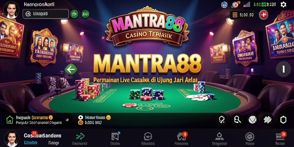Gameplay Live Casino yang seru dan interaktif.
