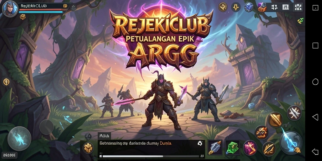 Tampilan gameplay REJEKICLUB yang menarik dan menantang.