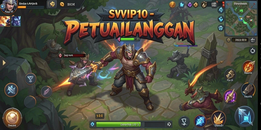 Screenshot gameplay SVIP10 menunjukkan aksi seru dalam pertempuran ARPG.
